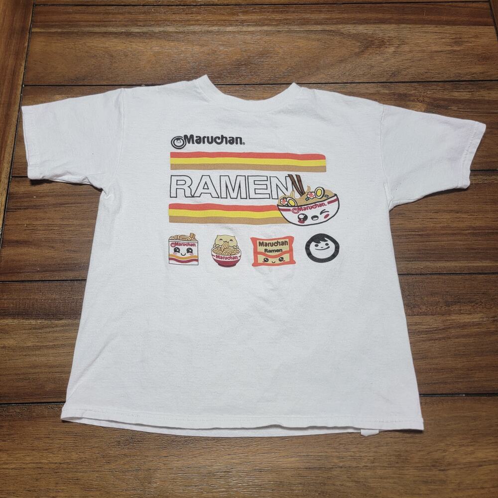 Maruchan Kids White Tee Ramen - Size Medium (8)